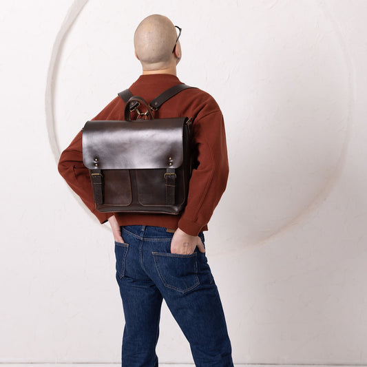 BENJAMIN Backpack - Dark Chocolate